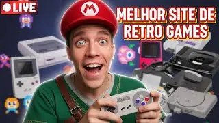 🔴 AO VIVO: O MELHOR SITE DE RETRO GAMES DA INTERNET! #retrogames #zelda #Mario