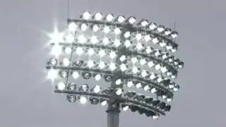 Telescopic masts lighting up Lord's