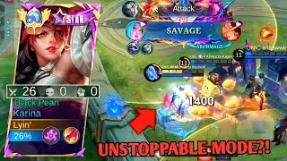 UNSTOPPABLE AND HYPER KARINA = 26 KILLS NO DEATHS IN ONE MATCH?! 😱🔥 TOP 1 GLOBAL KARINA