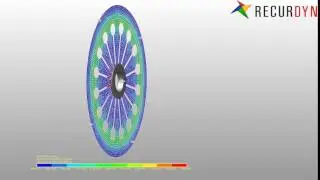 Diaphragm Spring Simulation using Multi Flexible Body Dynamics