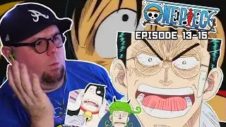 ONE PIECE Reaction - Episode 13-15 - Captain Kuro Is Crazy!