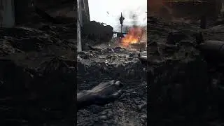 Tank Making A Dramatic Entrance - Battlefield V