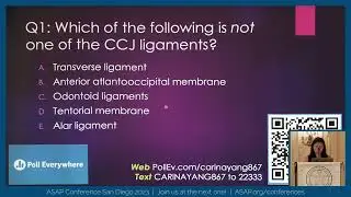 Craniocervical Anatomy in Black & White - Carina Yang, MD - ASAP's 2023 Conference