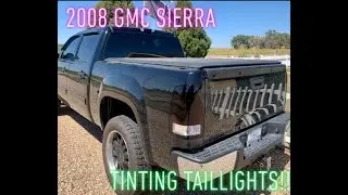 2008 GMC Sierra How to tint rear taillights at home!!