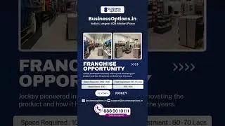High-Return #jockey #franchise #opportunity | #investment & #profitability in #india
