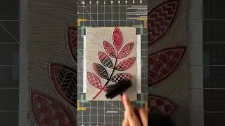 Linocut Art Print ASMR 🔊🌿 #satisfying #art #asmr #linocut #printmaking #artwork #linoprint #artist
