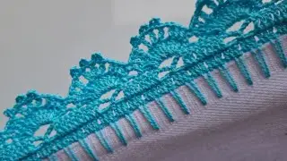 Bico de croche para pano de prato