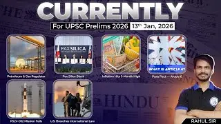 UPSC Prelims 2026 | 13th January Current Affairs | Hindu + IE | PYQs Practice | MAD Techniques#upsc