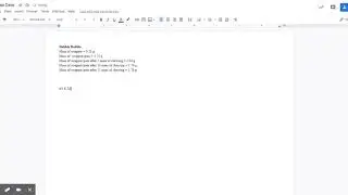 Gum Lab Calculations