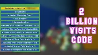 THIS IS THE OP 2 BILLION VISITS CODE! Roblox Bee Swarm Simulator