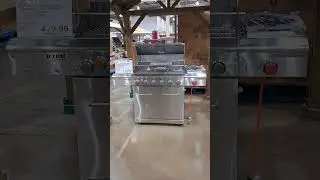 Gas Grill | Stainless steal Gas Grill with seven burners at Costco