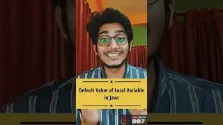 Coding Shorts | Default Value of Local Variable in Java | Java by Soumyadip | Println