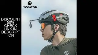 ROCKBROS Bicycle Helmet Rearview Mirror 360 Degree Rotatable Flexible Aluminum Safety Motorcycle Hel