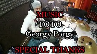 TOTO - Georgy Porgy ( Drum Cover ) Alessandro Minardi #drumcover #recording