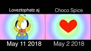 Comparing Loveztophatz and Choco Spices Birdie loop edit, who stole the video