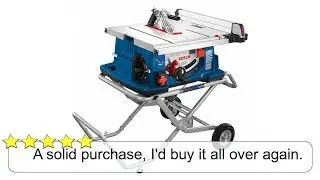 Bosch Power Tools Tablesaw 4100 10    15 Amp 10 In  Corded Portable Jobsite Table Saw with Gravity