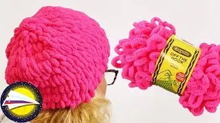 Čiapka bez ihlíc 💟 DIY čiapka 💟 Pletenie rukami 💟 Pletenie bez ihlíc 💟 Štrikovanie bez ihlíc