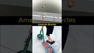 How Basketball Tire Bike Works: Insane US Inventor Hack 🤯🔥 #shorts