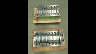 Multi cavity hot pressing mold, brake lining mold