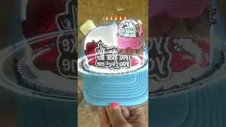 Custom trucker hats with unique patches #fok