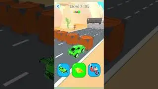 Shape shifting2 game level #7405  hyper casual game #shapeshifting  #gameplay #gaming #shortvideo...
