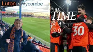 Luton Town - Wycombe Wanderers vlog - Boxing Day 26.12.2025
