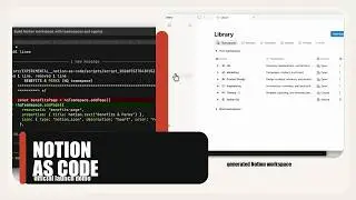 Notion as Code Is Here: Build Entire Workspaces with TypeScript