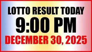 Lotto Result Today 9pm Draw December 30, 2025 Swertres Ez2 PCSO