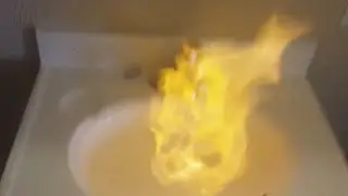 Explosion in the Sink - Incredible Flammable Water
