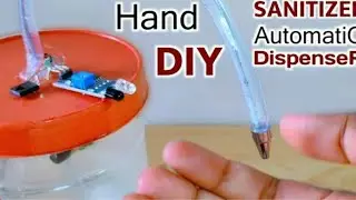 Diy automatic alcohol & Hand sanatiger machine at home .#ytcreators