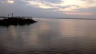Flooded marina..