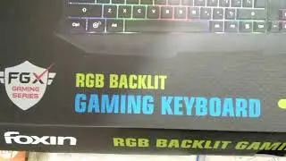 Foxin ll gaming keyboard fgk 902 ll gaming ll RGB ll keyboard rgb llyami computer/mehsana/9586833983