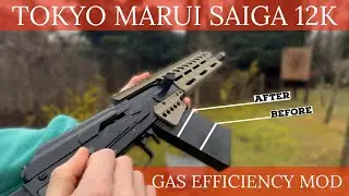 Gas Efficiency Mod : Tokyo Marui SAIGA 12k
