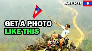 Nam Xay Viewpoint | Vang Vieng Laos 🇱🇦 Motorbike Hill? #travel #laos #vangvieng