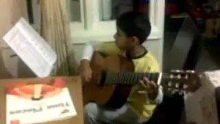 Keval playing The Riff
