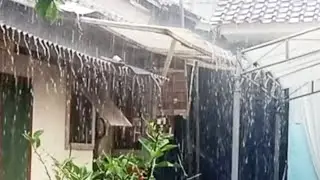 Heavy Rain Falling on House Roof 🌧️ | Relaxing Rain Sounds for Sleep, Study & Stress Relief