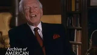 Sidney Sheldon on creating 