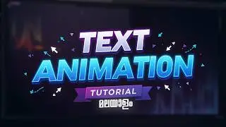 Simple Text Animation Secrets Revealed in After Effects Malayalam Tutorial