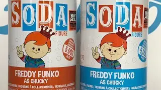 Freddy Funko as Chucky Funko Soda figures