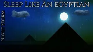 Sleep Like an Egyptian: Black Screen Thunderstorm, Fire, Rain Sounds for Healthy, Natural Deep Sleep