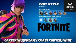 FORTNITE CARTER WU(DREAMY COAST CARTER) WIN! XBOX CHAPTER 7 SEASON 1