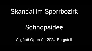Skandal im Sperrbezirk | Schnopsidee | Allgäu6 Open Air 2024 | Purgstall