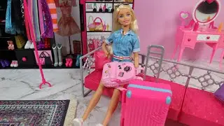 Barbie Travel Doll Packing Routine
