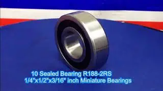10 Sealed Bearing R188-2RS 1/4