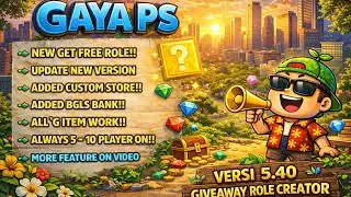 GTPS NEW 2026!! GIVEAWAY ROLE CROLE | GAYA PS 2026