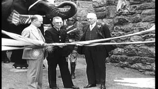 Lions, Zebras and springbok at Bronx Zoo in New York City and elephant house at a...HD Stock Footage