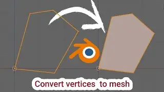 Convert group of Vertices to mesh in Blender / Blender tutorial