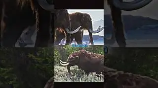 Wholly Mammoth vs Mastodon Americanus #paleontology #animals #elephant #1v1 #fyp