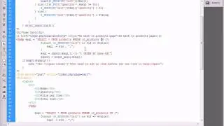 PHP & MySQL - Shopping Cart - Part 13