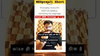 NEET Strategy_Simple But Effective | Must Practice _ Score 700+ | MEDprepJi 🩺 #neet
